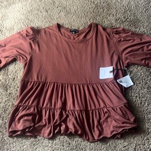 Brown shirt, size medium
